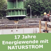 Das Hamburger Wasserkraftwerk Fuhlsbüttel wurde von NATURSTROM gefördert. (Bild: © NATURSTROM AG)