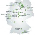 In diesen Städten leben die meisten NATURSTROM-Kundinnen und Kunden! © NATURSTROM AG