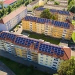 Die Mieter in den Eberbacher Häusern der Baugenossenschaft Familienheim Mosbach eG können künftig Solarstrom vom Dach beziehen. © WIRCON GmbH