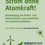 Strom ohne Atomkraft © NATURSTROM AG