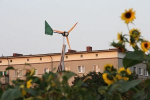 Kleinwindkraftanlage auf dem Tempelhofer Feld