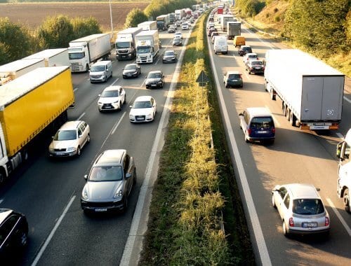 Tagtäglich auf der Autobahn: Stau. Jochen Stay fordert eine Verkehrswende. Foto: Pixabay