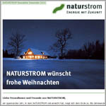 NATURSTROM-Newsletter Dezember 2016