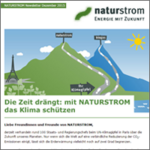 NATURSTROM-Newsletter Dezember 2015